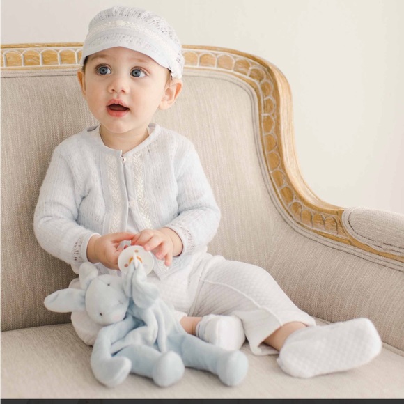 Baby Beau & Belle Harrison Sweater 3-Piece Pant Suit - Picture 1 of 7